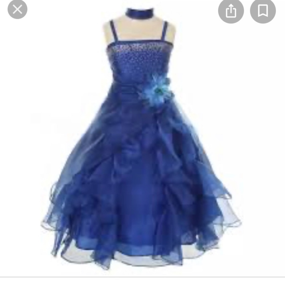 NWT Cinderella Couture Organza Party Gown ~Sz 14